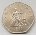 GREAT BRITAIN UK 1981 . FIFTY 50 PENCE COIN